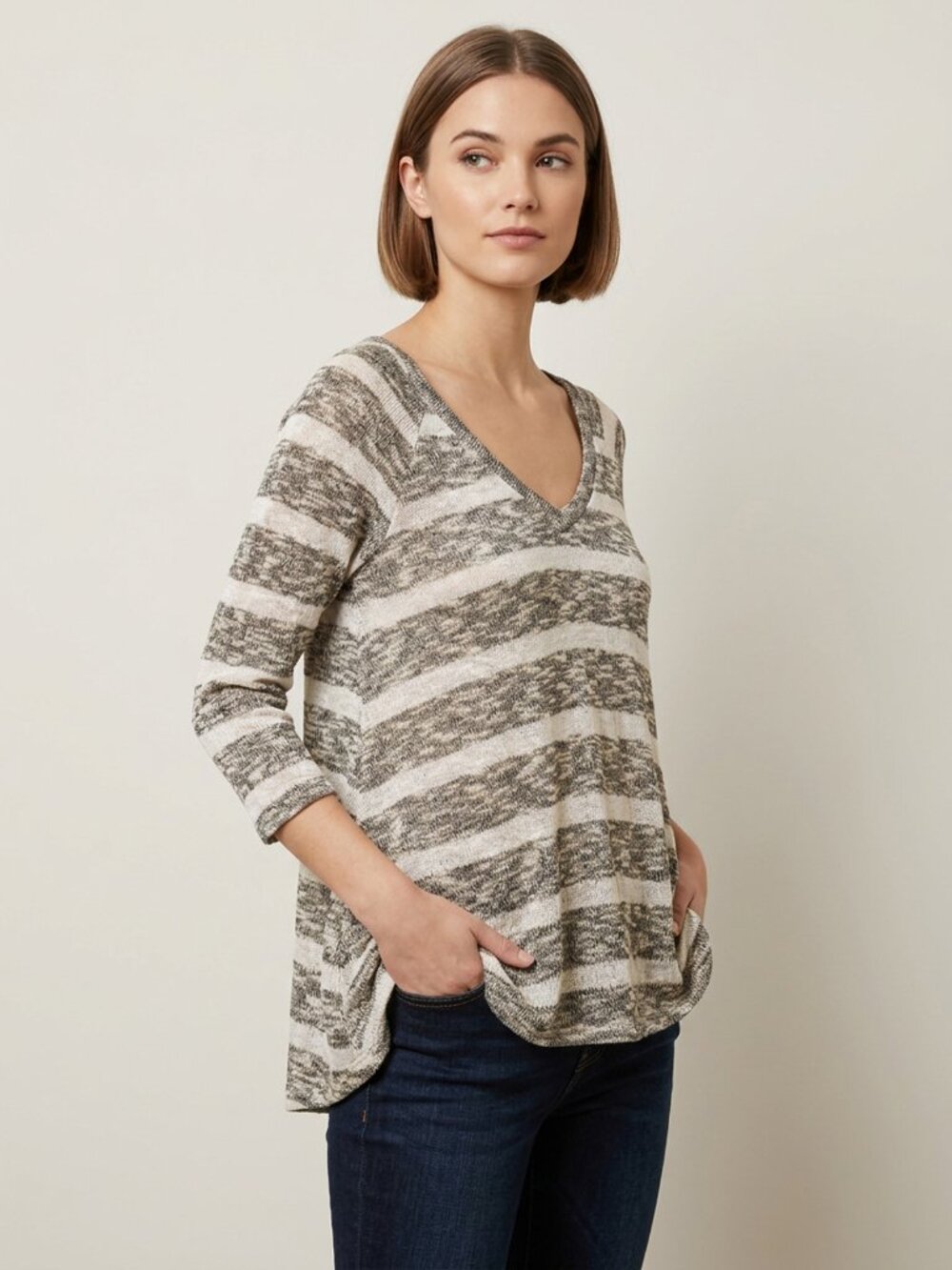 Freeloader stripey top